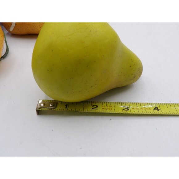 Artificial Fruit Apples Pears Grapes Plastic Rubber 8 Pieces Unbranded - Picture 14 of 16